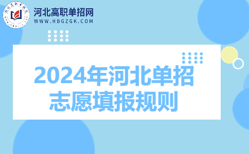 2024年河北单招志愿填报规则 投档录取策略分析