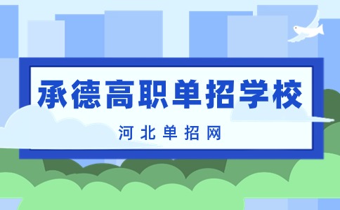 2024年承德高职单招学校名单一览表