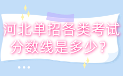 河北单招分数线