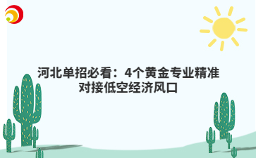 河北单招必看：4个黄金专业精准对接低空经济风口
